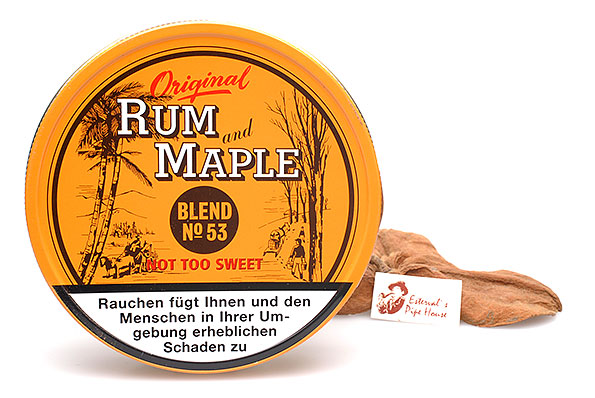 R and M (Rum and Maple) Blend No 53 Pfeifentabak 100g Dose R and M (Rum and Maple) Blend No 53 Pfeifentabak 100g Dose